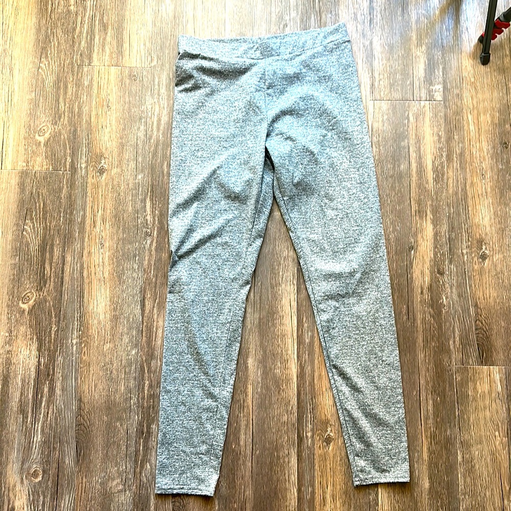 Gray stretchy leggings - S/M